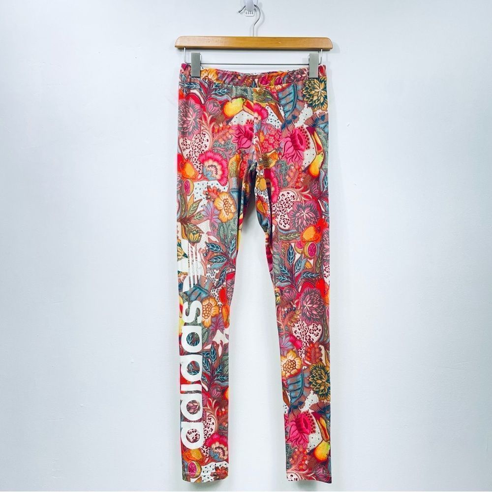 Adidas X-Rio Toucan Tropical workout leggings Small - Picture 2 of 6
